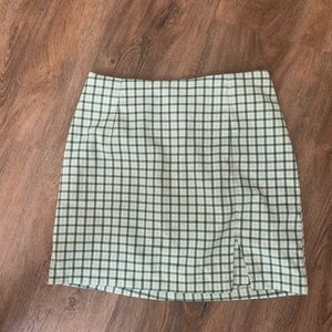 Plaid Skirt